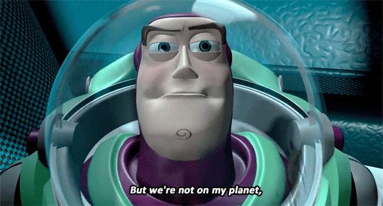We're not on my planet